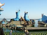 Bühnenbild 'AIDA', Seebühne, Bregenz