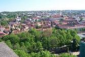Blick auf Vilnius, Litauen